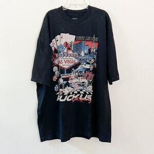 Ruckus Co // Black Las Vegas Racing Tee XL